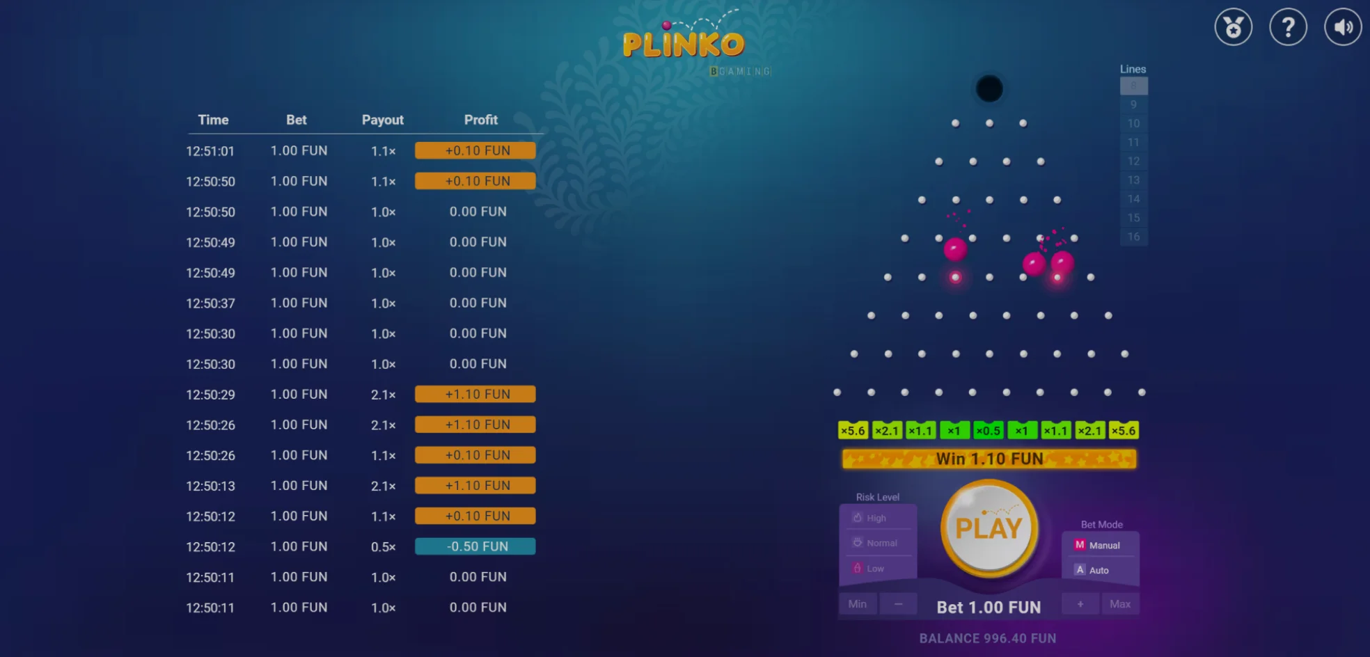 Plinko Demo