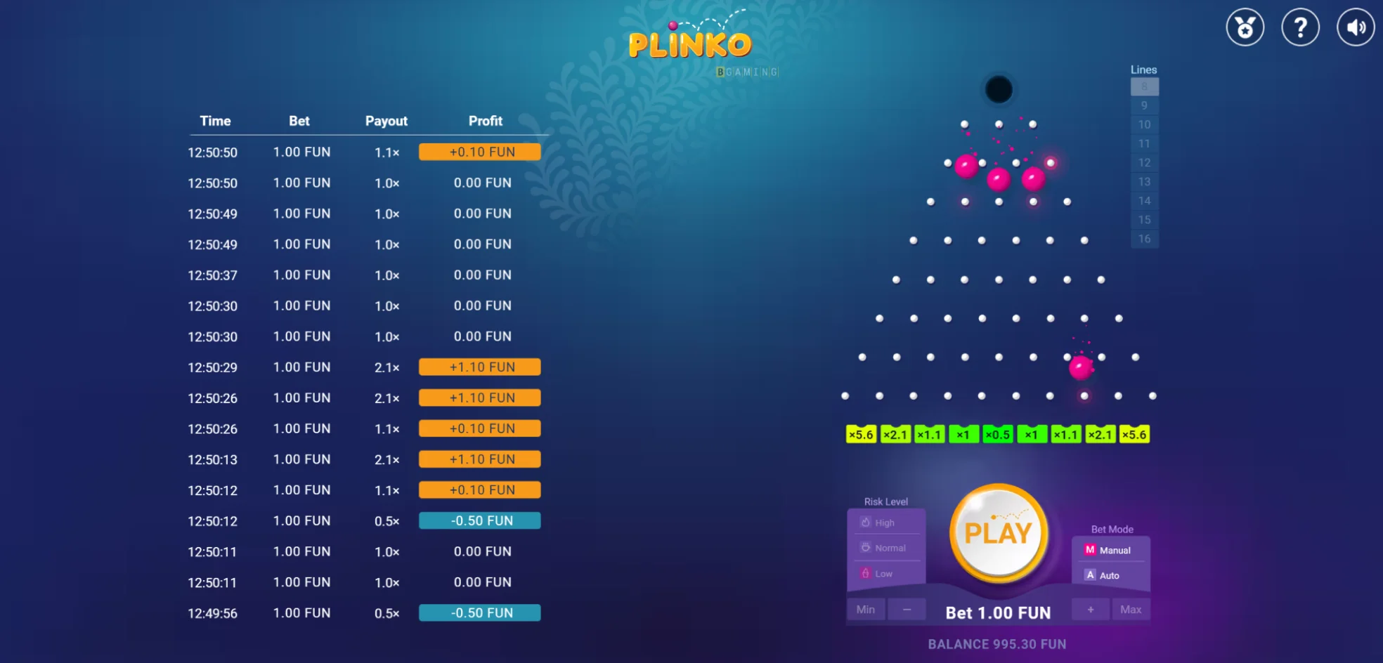 Game Plinko