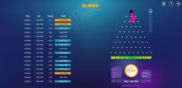 Online Game Plinko