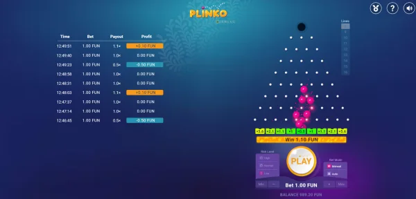 Play Plinko