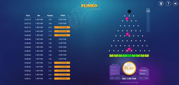 Plinko Mobile Version